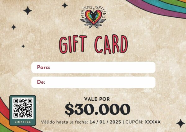 Gift Card por Valor Monetario